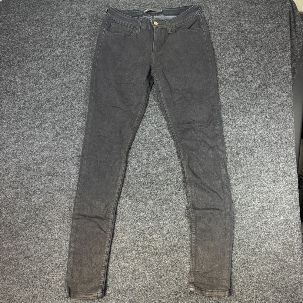 Levis Legging Jeans Womens 30W Charcoal Gray Denim Cotton Logo Everyday Casual